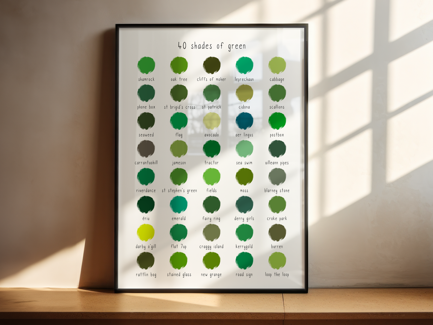 40 Shades of Green