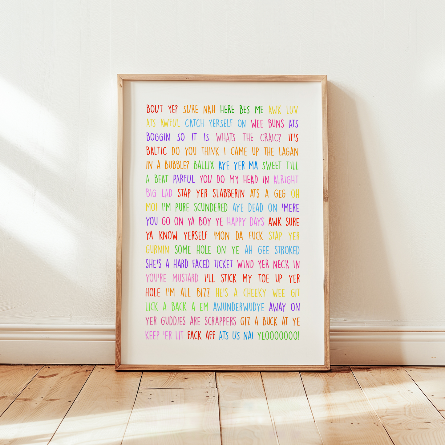 Belfast-isms Print