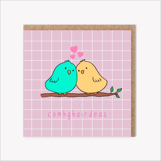Comhghairdeas Lovebirds
