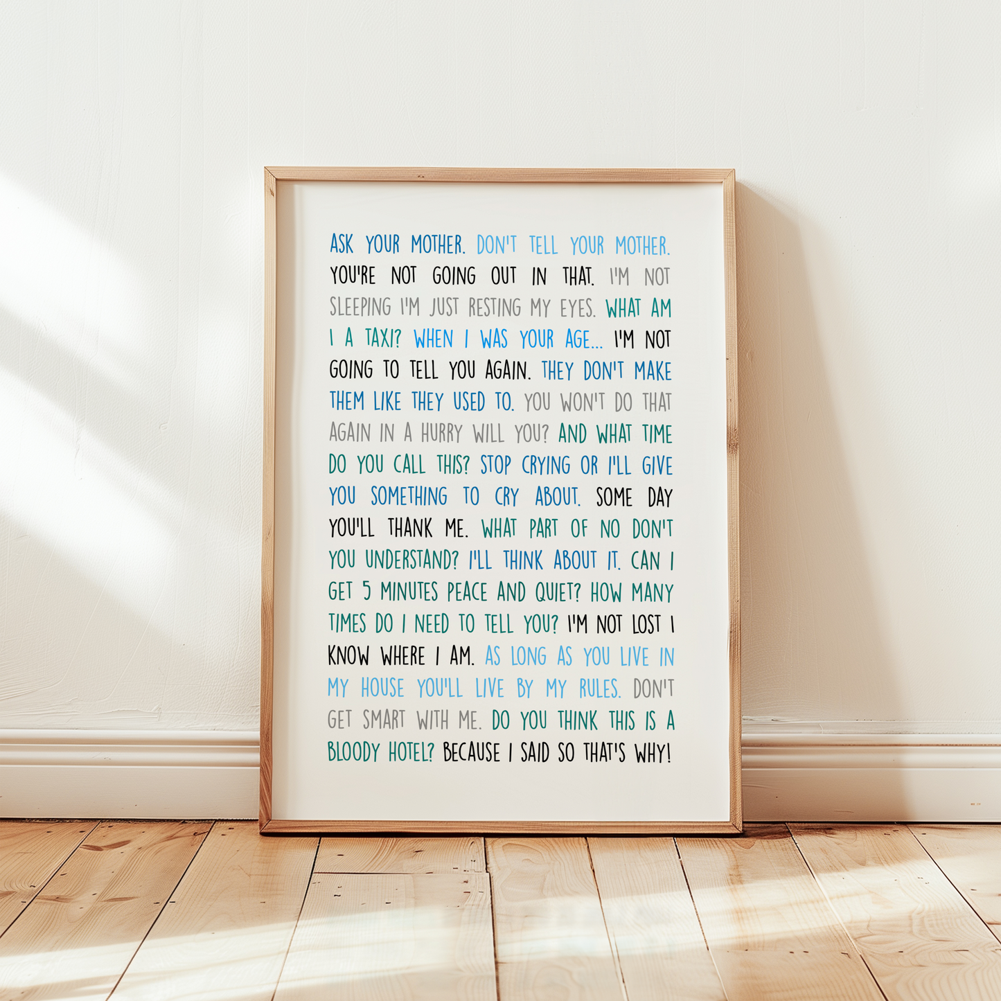 Daddy-isms Print