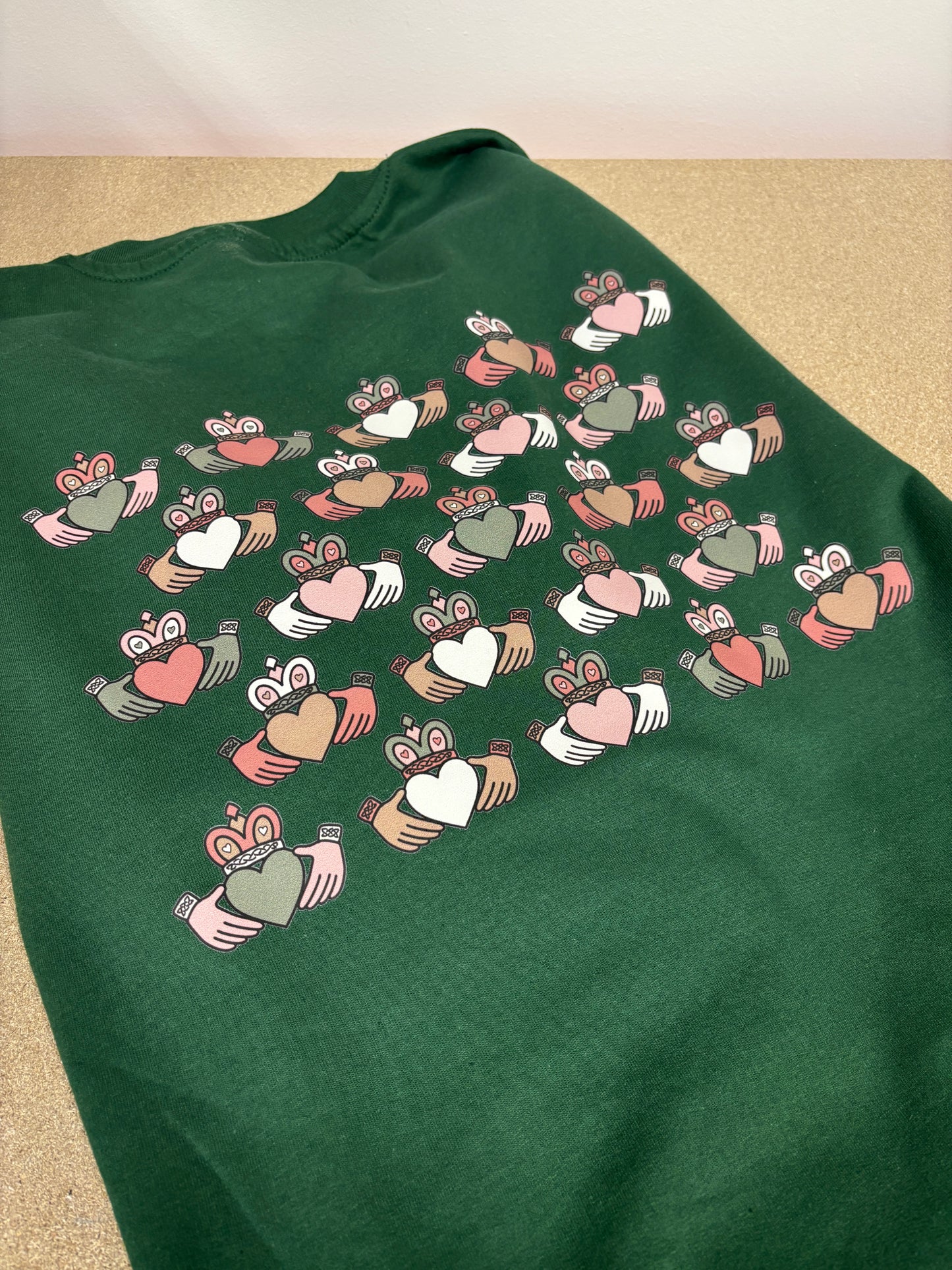 PRE-ORDER Green Claddagh Jumper