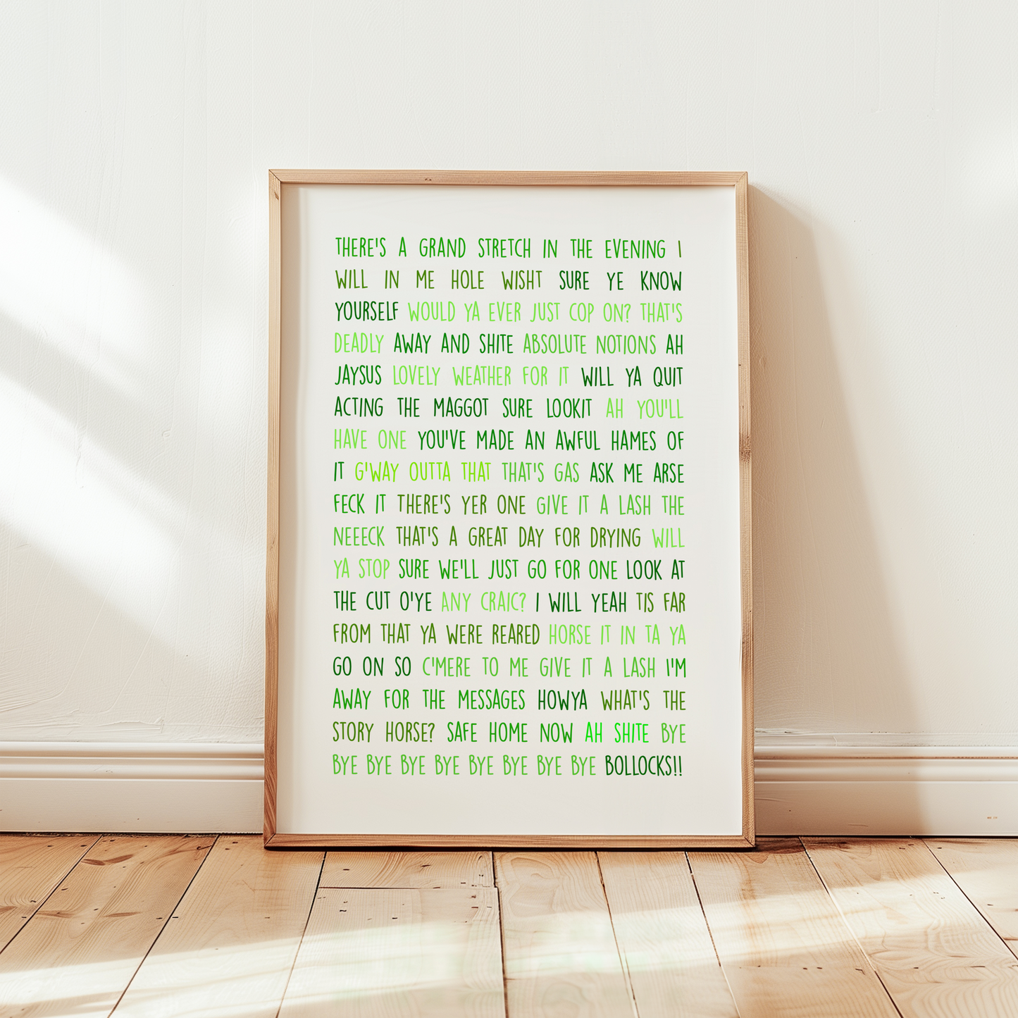 Irish-isms Print