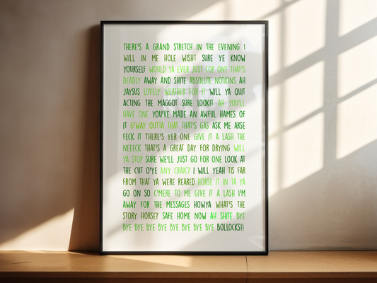 Irish-isms Print