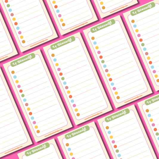 Le Déanamh To Do List Notepad