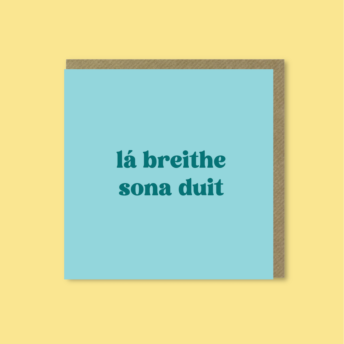 Lá Breithe Sona Duit Blue