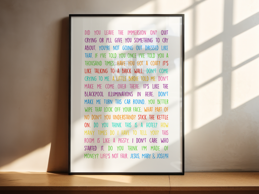 Mummy-isms Print