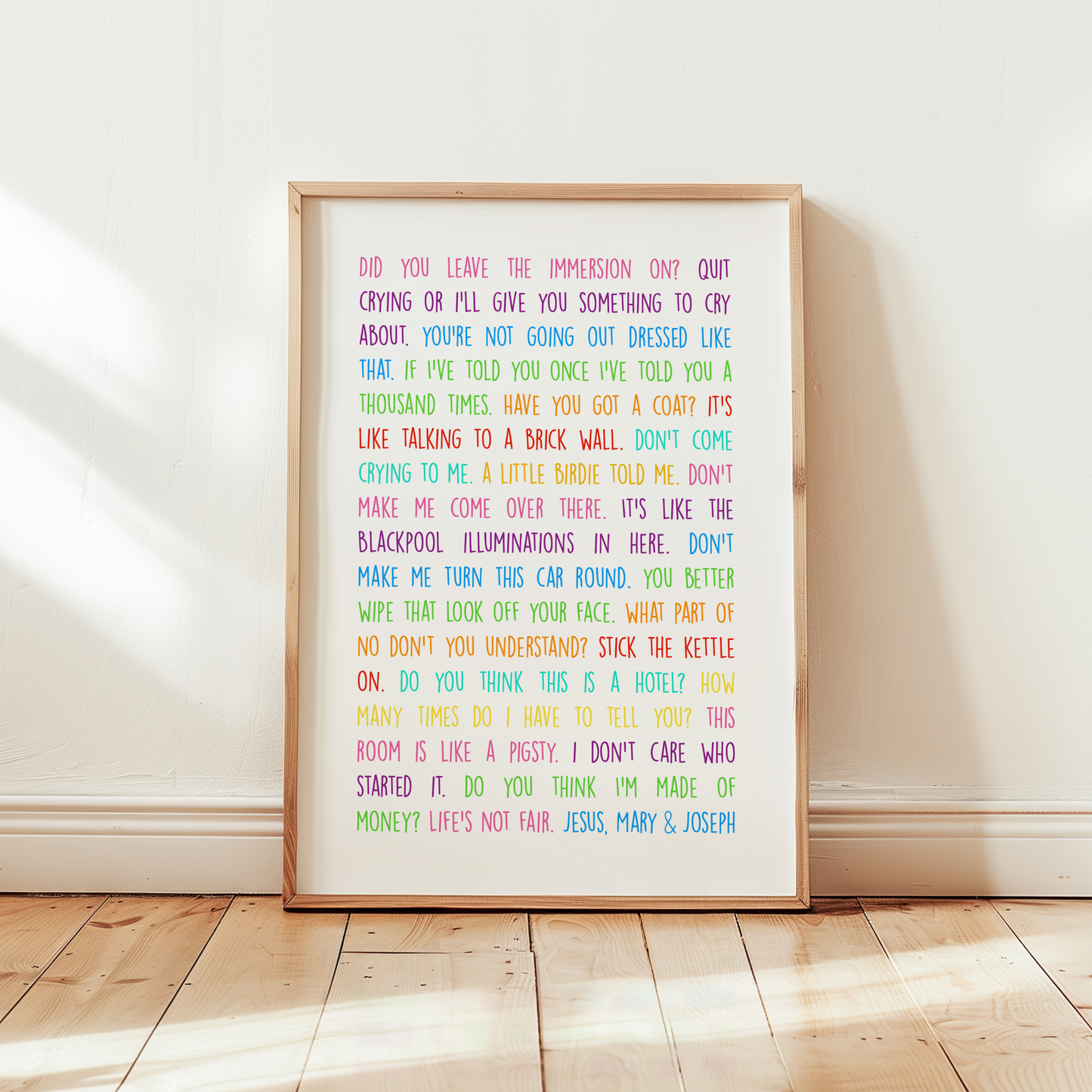 Mummy-isms Print