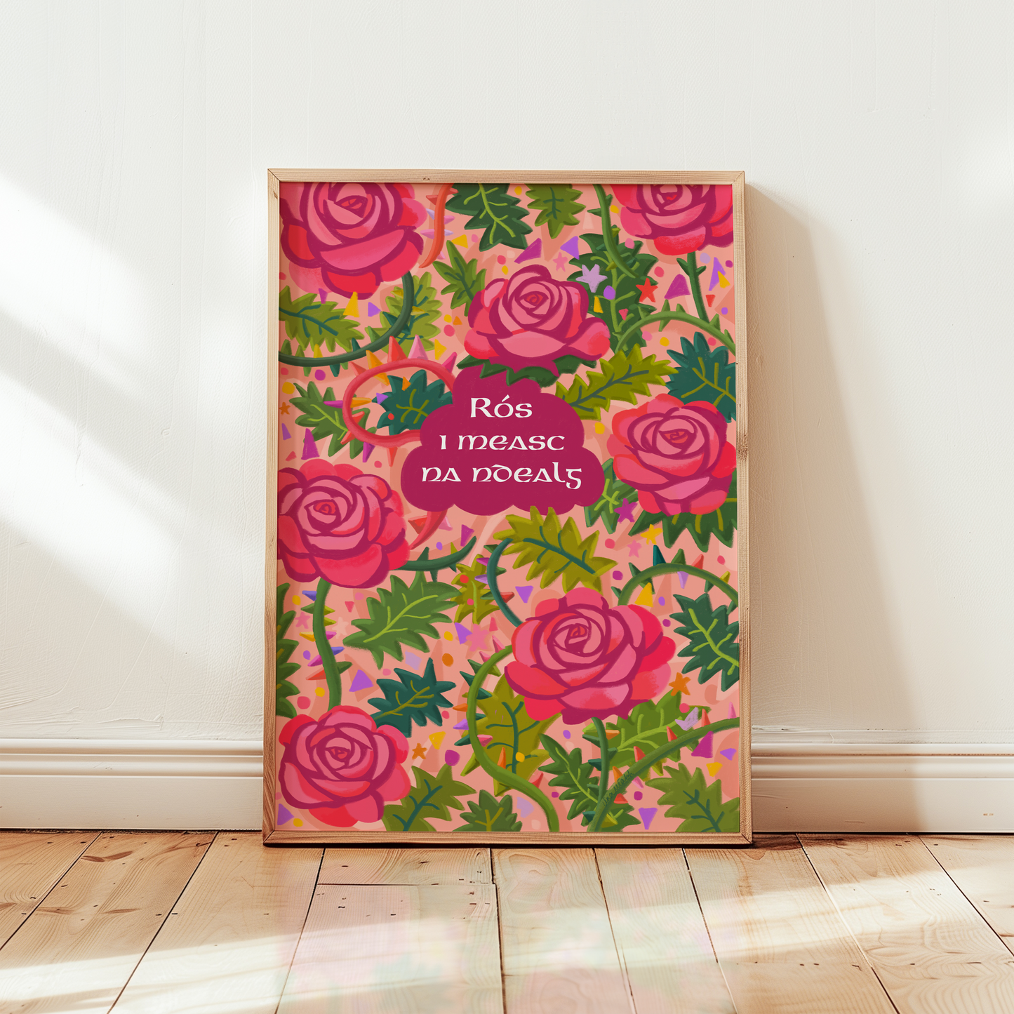 Rós i measc na ndealg