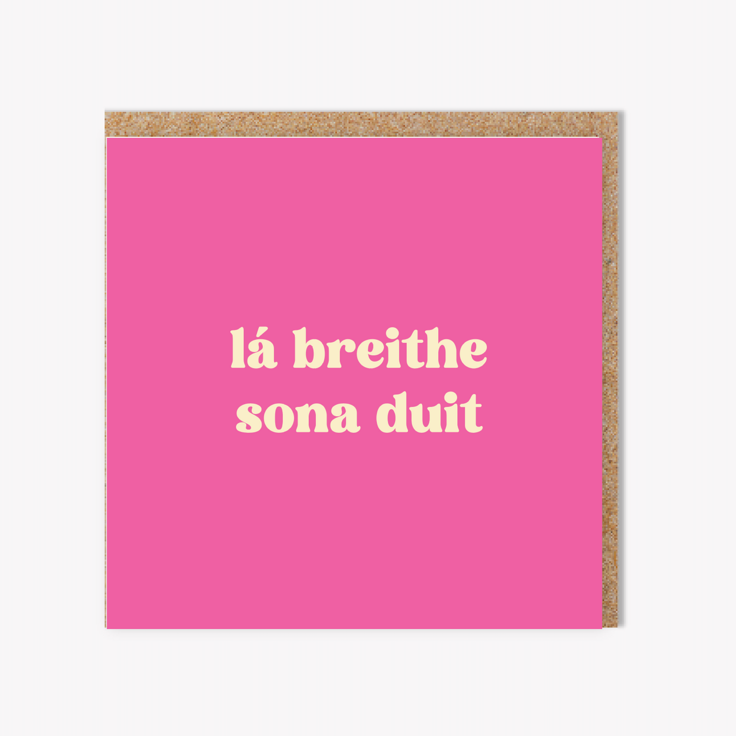 Lá Breithe Sona Duit Pink