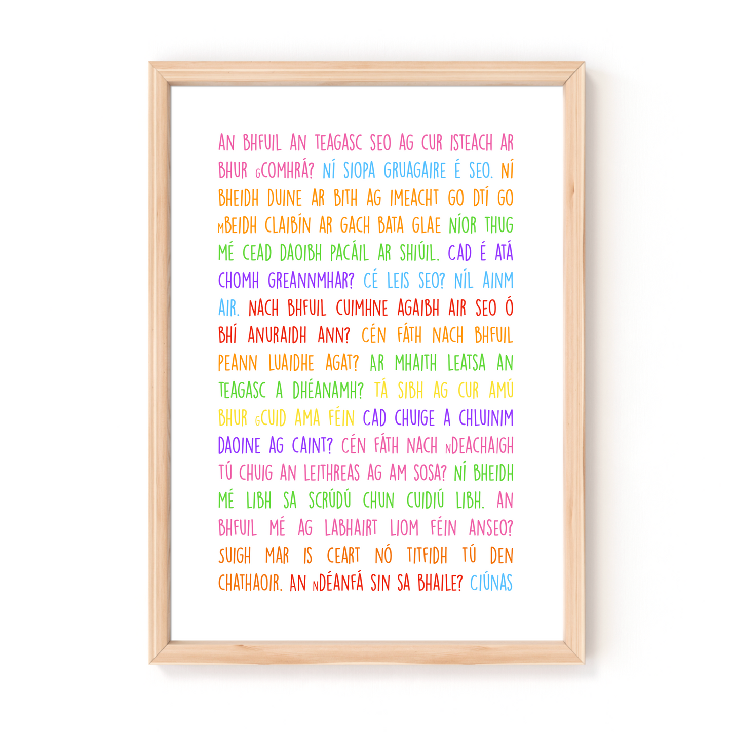Teacher-isms Gaeilge Print