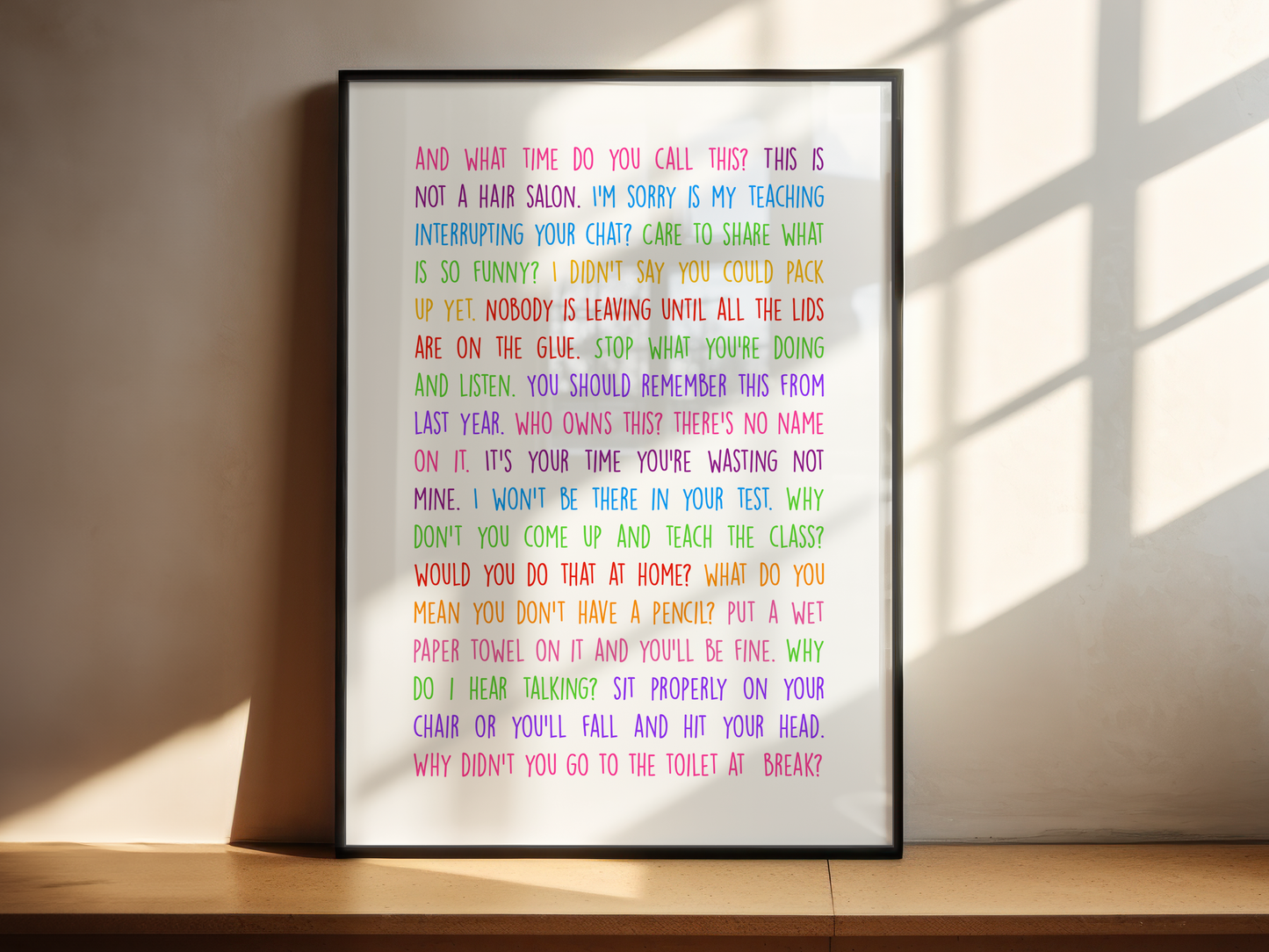 Teacher-isms Print