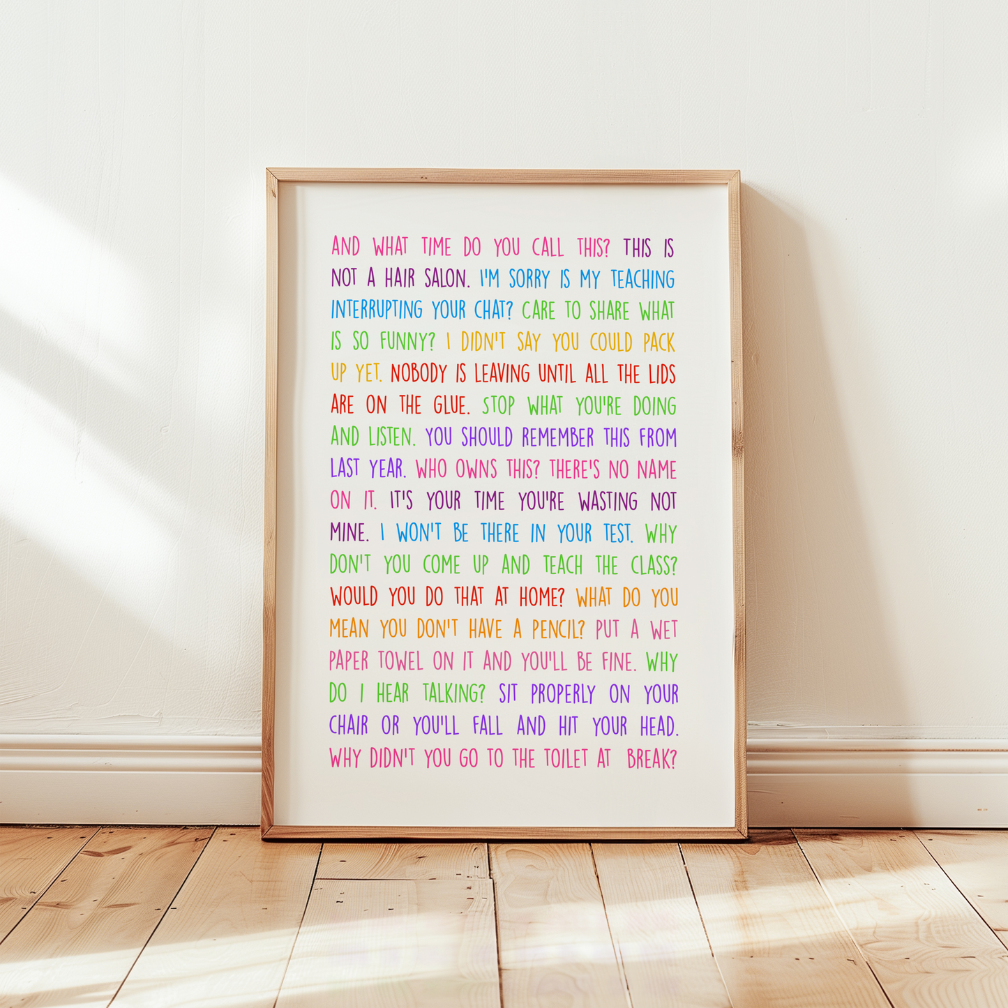 Teacher-isms Print