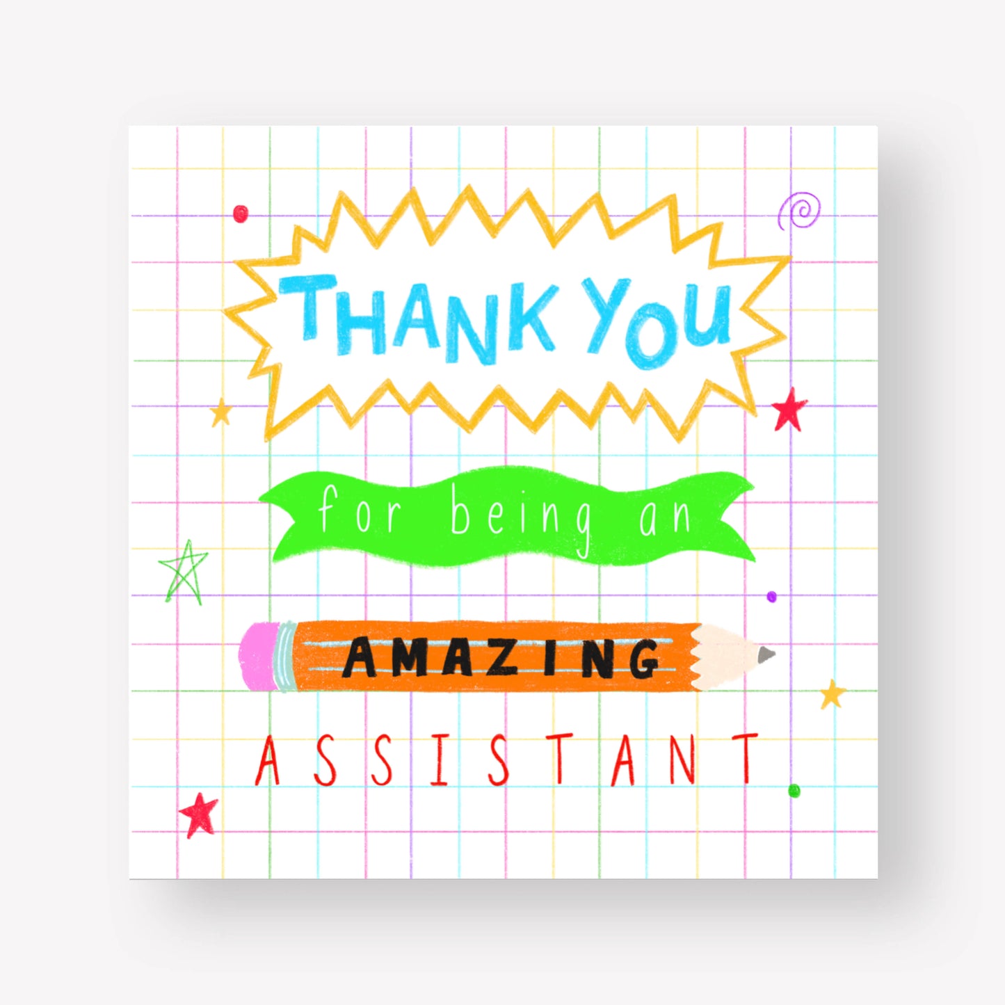 Thank You Classroom Assistant