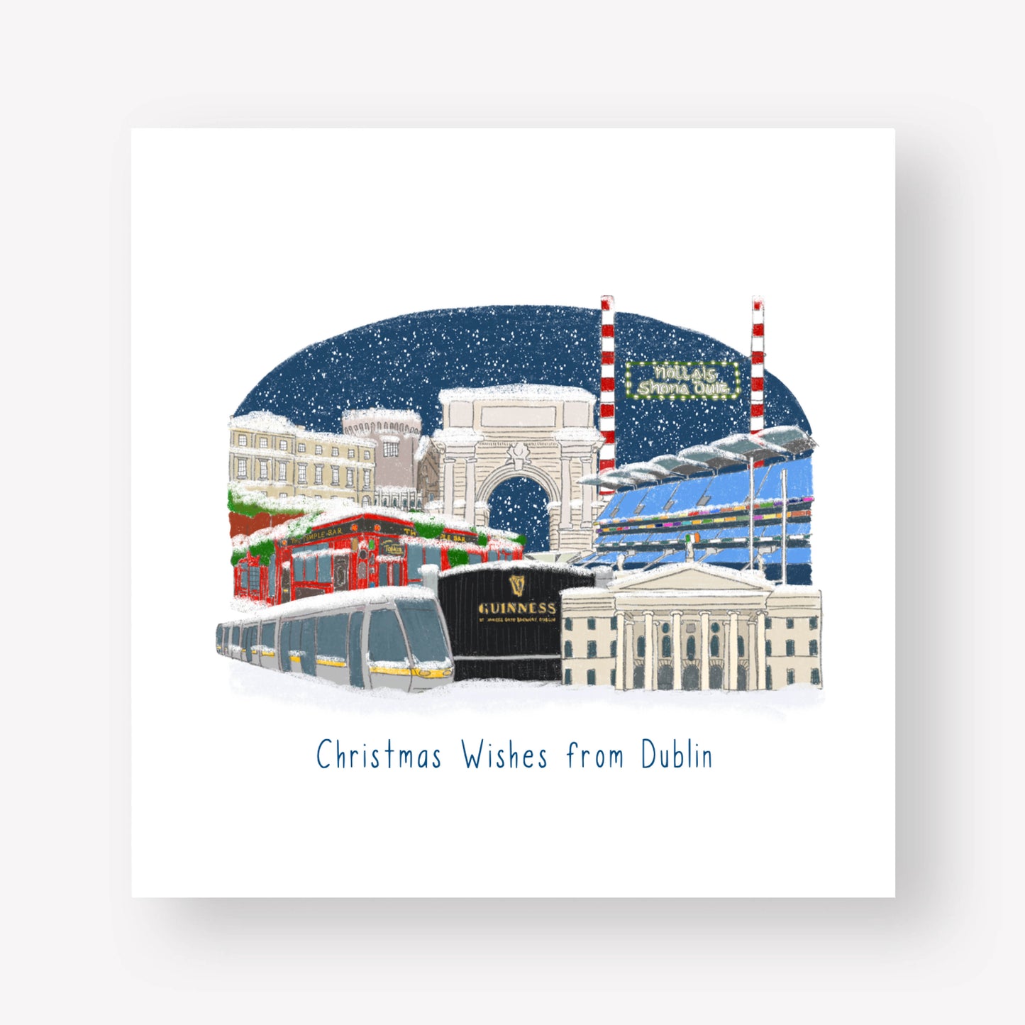 Dublin Landmarks Christmas