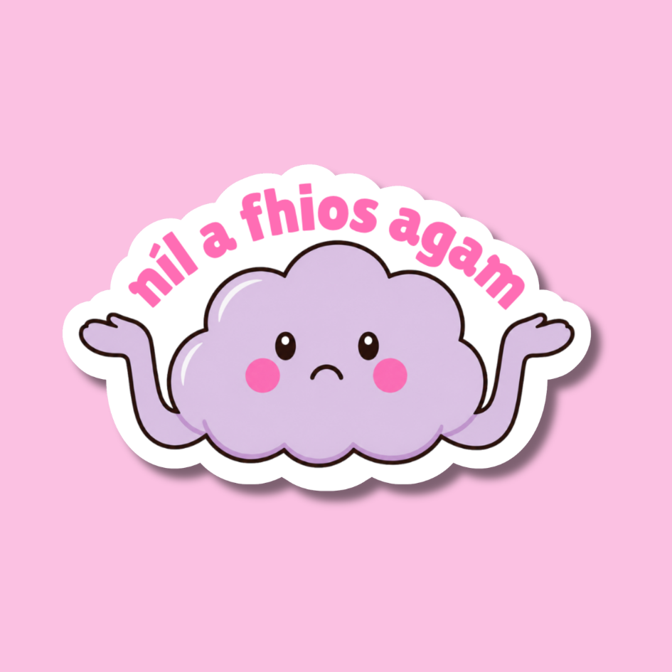 Níl a fhios agam
