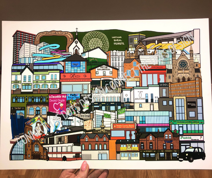 A1 West Belfast Print