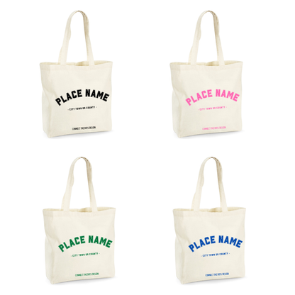 'Add your own place' Tote Bag