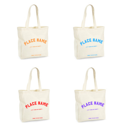 'Add your own place' Tote Bag