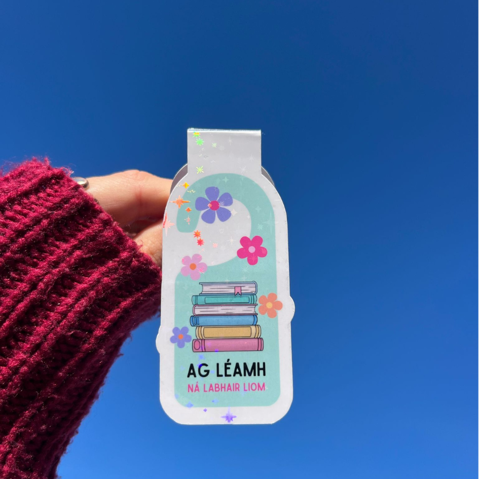 Ag Léamh Magnetic Bookmark