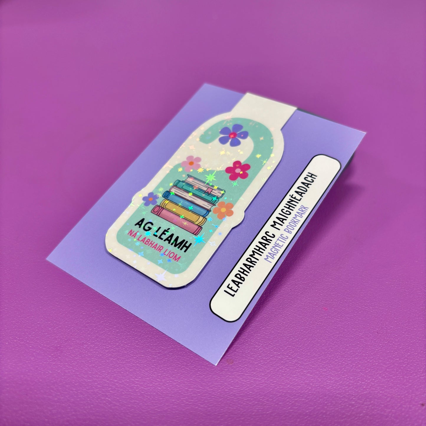 Ag Léamh Magnetic Bookmark