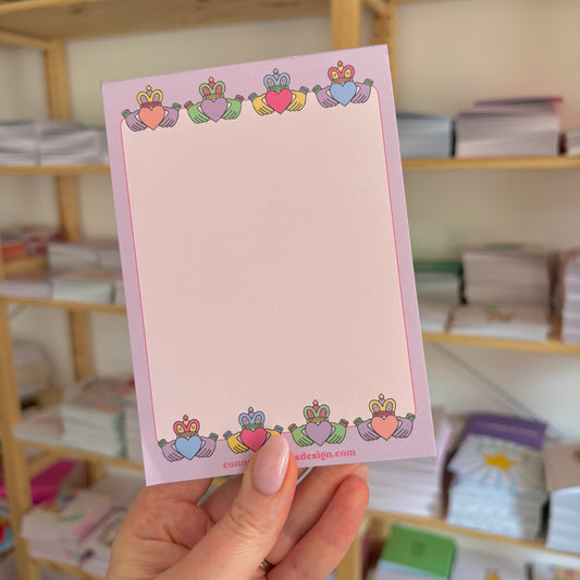 A6 Claddagh Notepad
