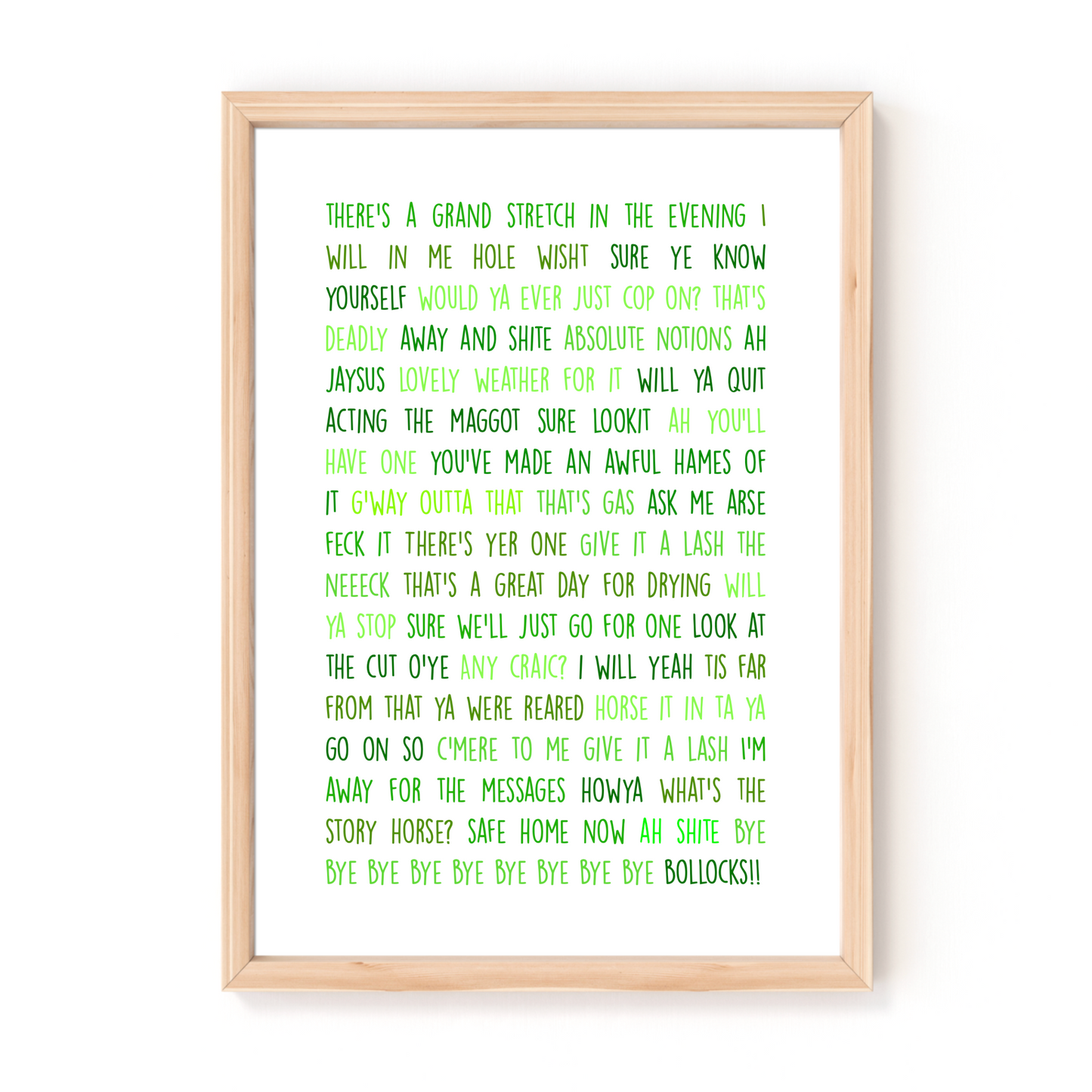 Irish-isms Print