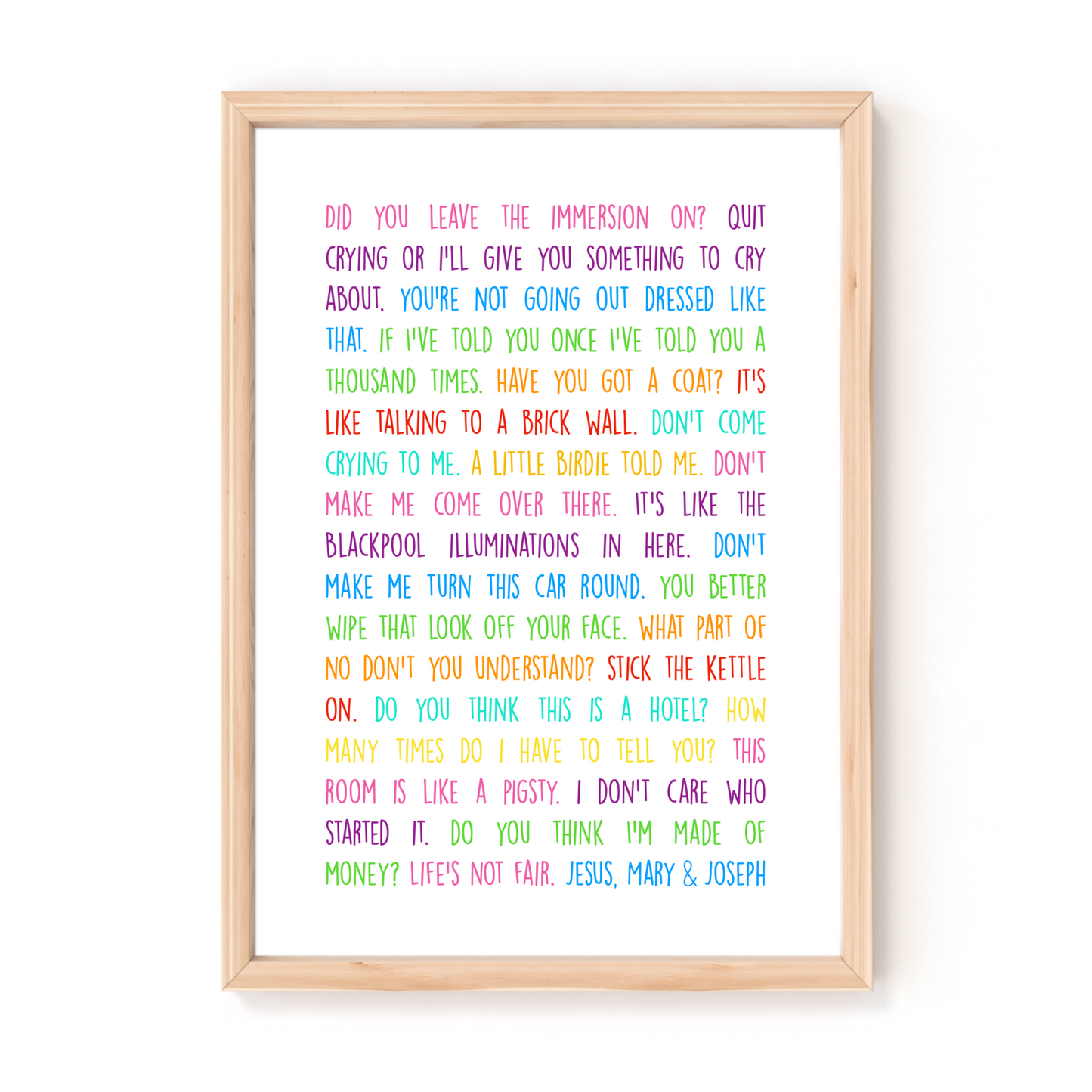 Mummy-isms Print