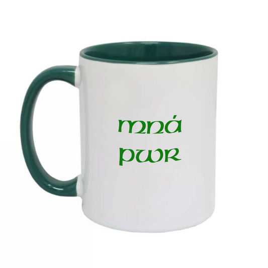 MNÁ PWR Mug Green