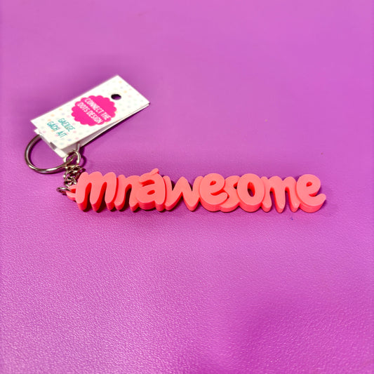 Mnáwesome Keychain