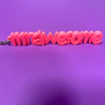 Mnáwesome Keychain