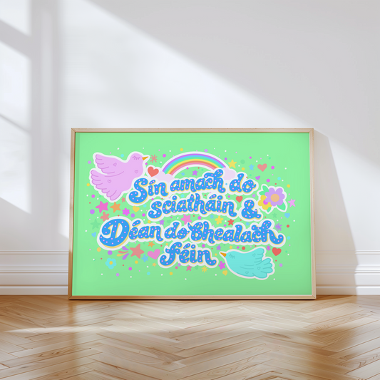 Sín amach do sciatháin agus déan do bhealach féin