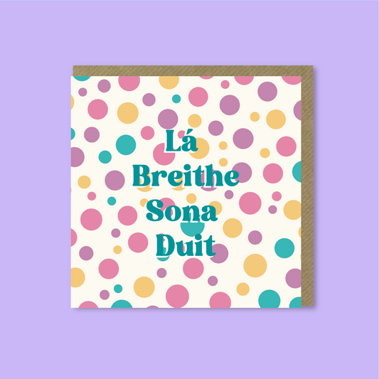 Lá Breithe Sona Duit Spotaí