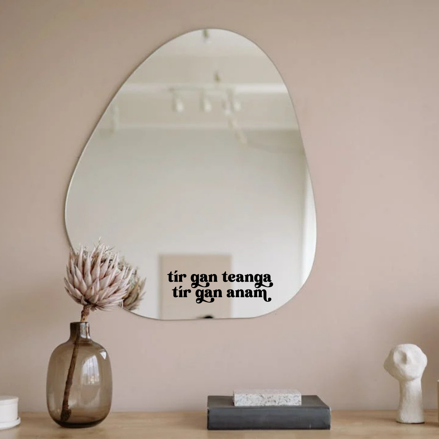 Tír Gan Teanga Mirror Decal