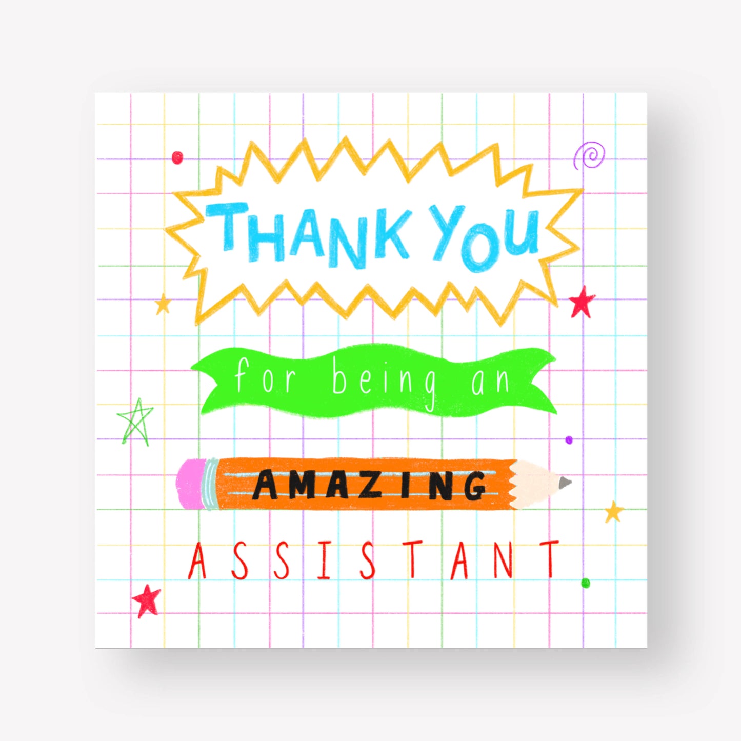 Thank You Classroom Assistant