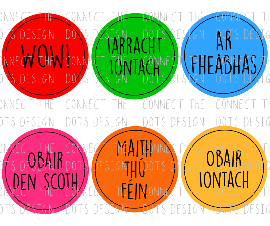 Free Digital Stickers (Irish)