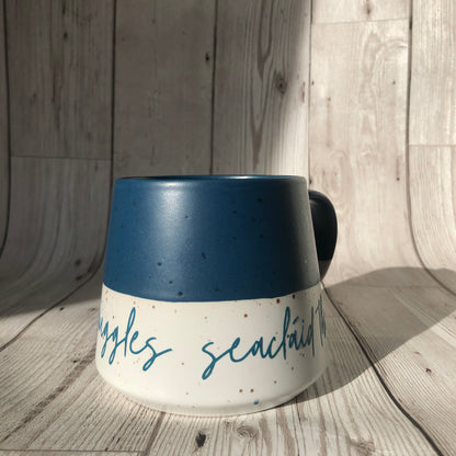 Irish Gaeilge Christmas Mug Sneachta Snuggles Seacláid The