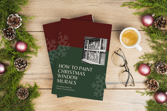 How To Paint Christmas Window Murals